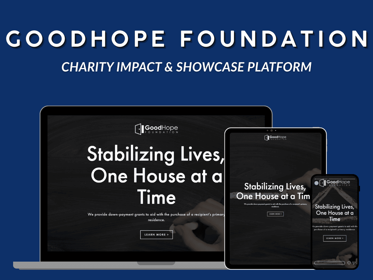 Charity Impact and Showcase Platform for The Good Hope Foundation